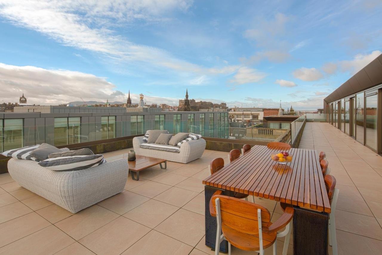 Cheval The Edinburgh Grand Aparthotel Luaran gambar Rooftop terrace